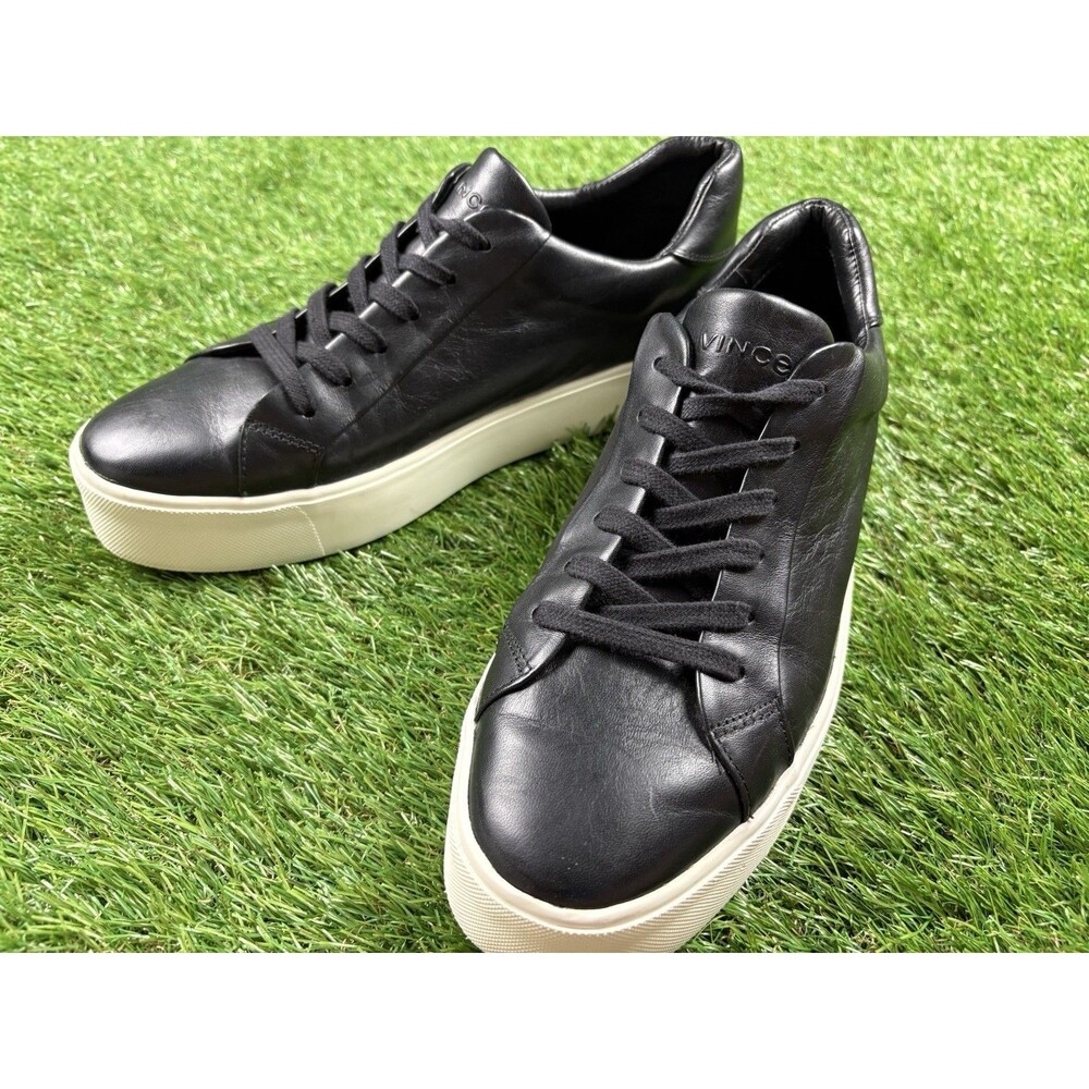 Vince Benfield $250 Women's Platform Sneakers Shoes Size EU 39 US 9 M Leather